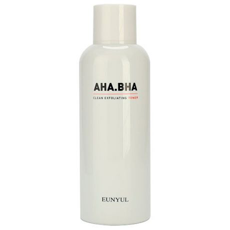 Eunyul Тонер Отшелушивающий с AHA и BHA Кислотами Aha.bha Clean Exfoliating Toner, 180 мл