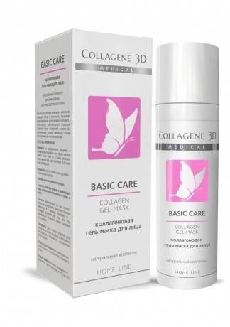 Collagene 3D Гель-маска чистый коллаген Basic Care, 30 мл