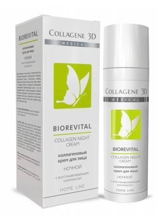 Collagene 3D Крем для лица Ночной BioRevital, 30 мл