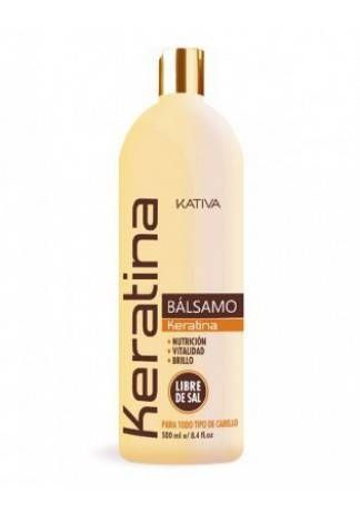 Kativa Кератиновый Укрепляющий Бальзам для Всех Типов Волос Keratina, 500 мл