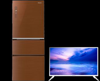 Холодильник + LED телевизор Panasonic NR-C535YG-T8 + TX-32FR250W
