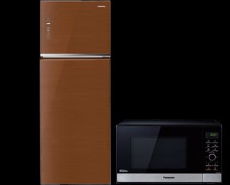Холодильник + СВЧ Panasonic NR-B510TG-T8 + NN-GD38HSZPE