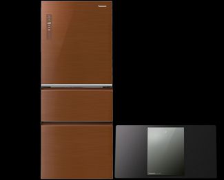 Холодильник + Микросистема Panasonic NR-C535YG-T8 + SC-HC400EE-K