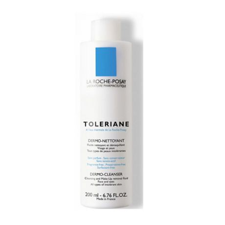Молочко очищающее для сухой и обезвоженной чувствительной кожи Толеран (La RochePosay, Toleriane)