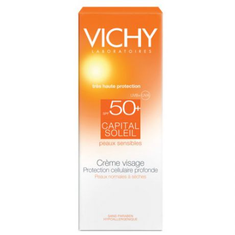 Солнцезащитный крем для лица SPF 50, 30 мл (Vichy, Capital Soleil)