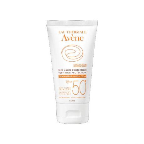 Солнцезащитный крем с минеральным экраном SPF 50, 50 мл (Avene, Suncare)