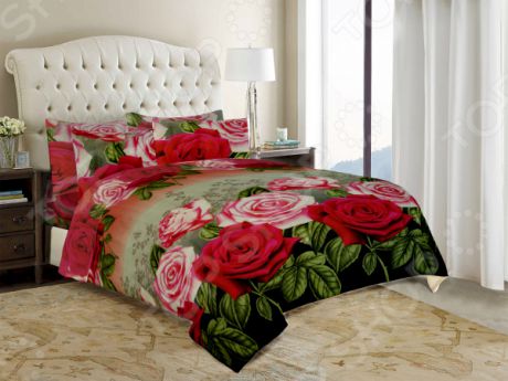 Комплект постельного белья «Нежность». 2-спальный. Цвет: розовый