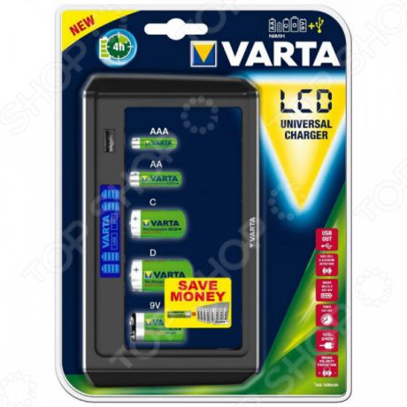 Устройство зарядное для батареек VARTA LCD Universal Charger