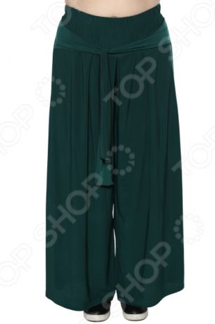 Юбка-брюки Лауме-Лайн «Высокая мода». Цвет: изумрудный