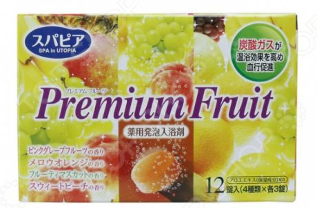Соль для ванны Fuso Kagaku Premium Fruits