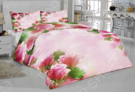 Комплект постельного белья «Розовая арка». 1,5-спальный