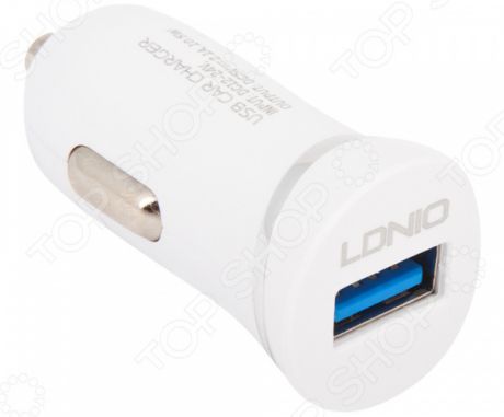Устройство зарядное автомобильное Ldnio DL-C12 2,1 А USB Apple 8 pin