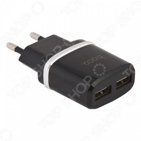 Устройство зарядное сетевое Hoco C12 Smart Dual USB Micro Cable