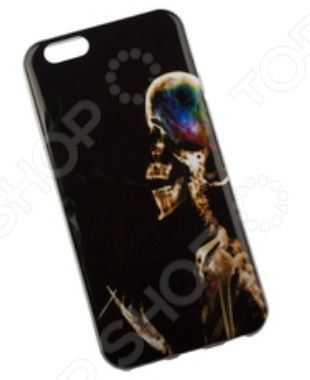 Чехол для телефона для iPhone 5/5s/SE «Курящий скелет»