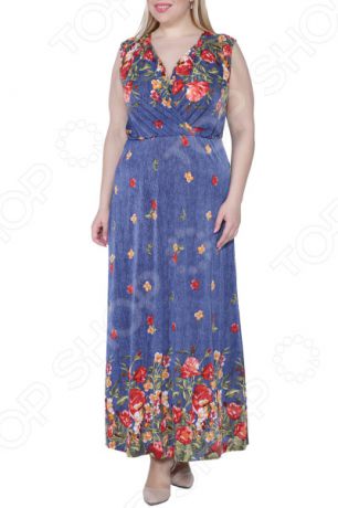 Платье Kidonly «Цветочный блюз». Цвет: оранжевый