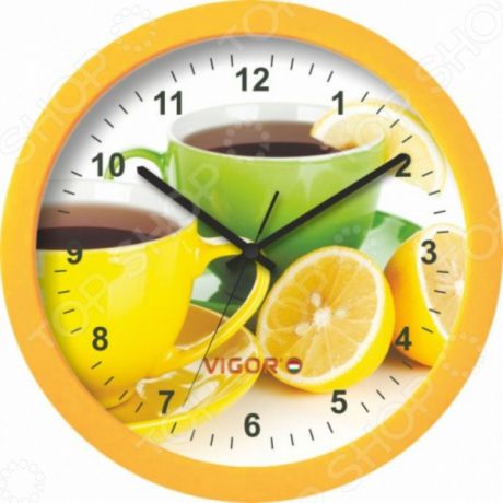 Часы настенные Vigor Д-29 «Лимонный чай»