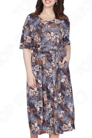 Платье Лауме-Лайн «Загадка природы». Цвет: бежевый