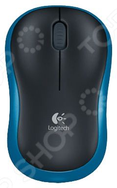 Мышь Logitech M185 Dark Blue Wireless USB