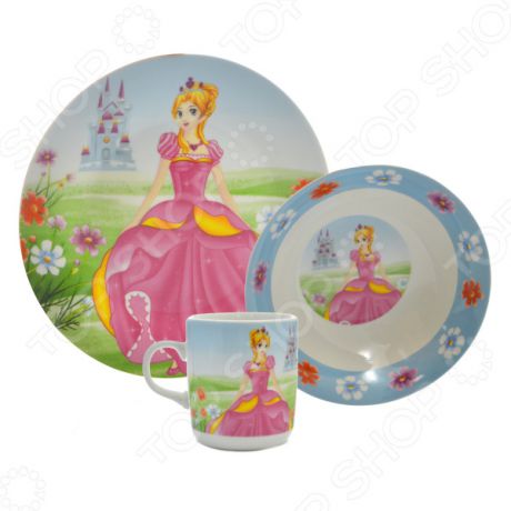 Набор посуды для детей Loraine «Принцесса» LR-23393