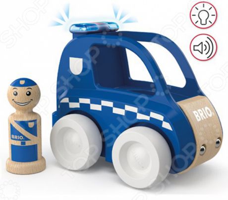 Игровой набор с фигурками Brio «Полицейская машина»