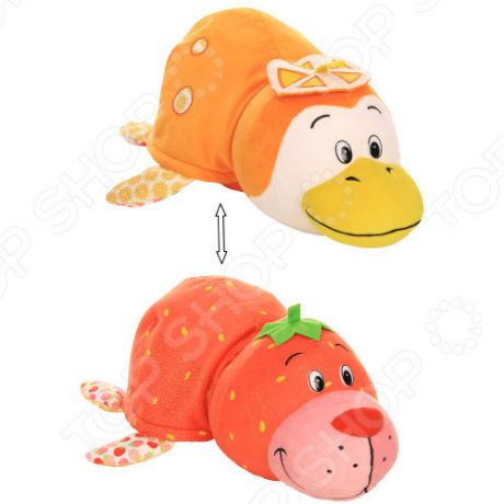 Мягкая игрушка ароматизированная 1 Toy «Вывернушка Ням-Ням 2в1: Морской котик-Пингвинчик»