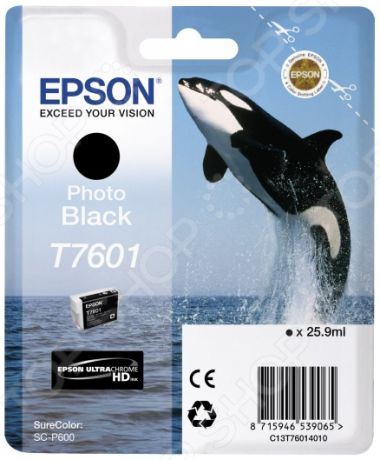 Картридж для фотопечати Epson T7601 для SC-P600