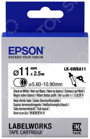 Картридж с лентой Epson LK6WBA11