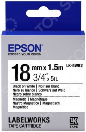 Картридж с магнитной лентой Epson LK-5WB2