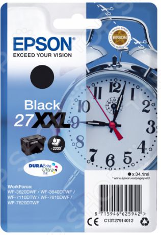 Картридж экстраповышенной емкости Epson T2791 для WF-7110/7610/7620