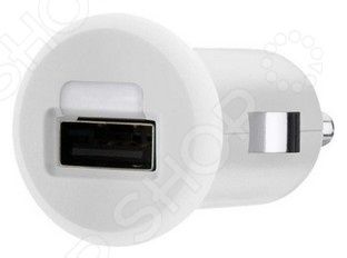 Устройство зарядное автомобильное 1 A iPhone USB Micro