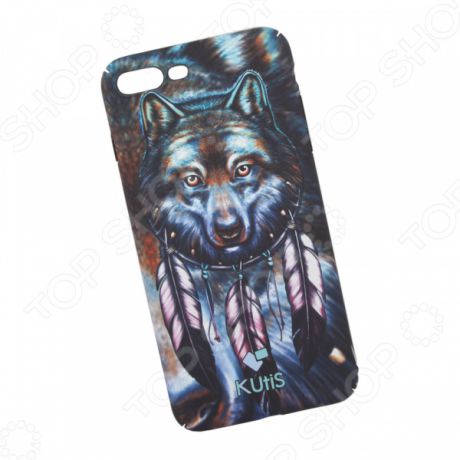 Чехол для iPhone 7 Plus/8 Plus KUtiS Animals OK-6 «Волк»