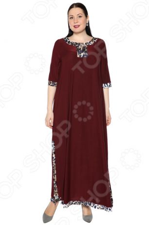 Платье PreWoman «Загадочный образ». Цвет: бордовый