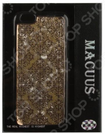 Чехол для iPhone 6/6S Macuus «Золотые снежинки на золотом мраморе»