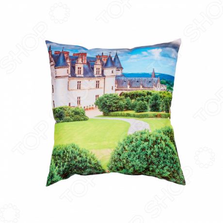 Подушка декоративная Сирень «Замок во Франции»