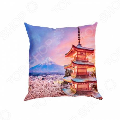 Подушка декоративная Сирень «Спокойный Фудзияма»