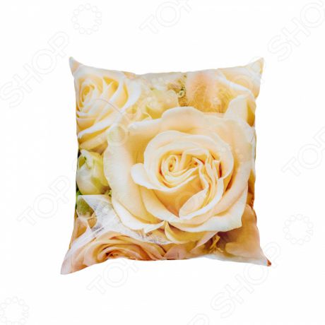 Подушка декоративная Сирень «Тепло роз»