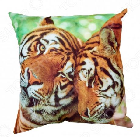 Подушка декоративная Сирень «Тигры»