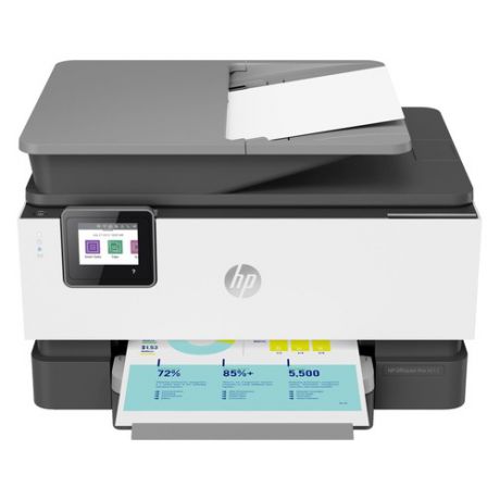 МФУ струйный HP Officejet Pro 9013 AiO, A4, цветной, струйный, белый [1kr49b]