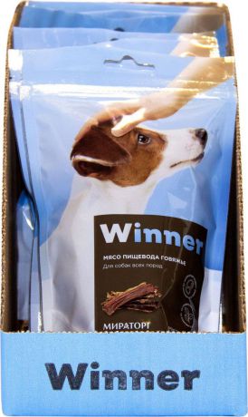 Лакомство Winner "Мясо пищевода", для собак всех пород, 5 шт по 80 г