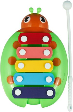 Ксилофон для малышей ABtoys, D-00053(WL-8999), зеленый, оранжевый