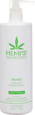 Шампунь для волос Hempz Herbal Healthy Hair Fortifying растительный, укрепляющий, 750 мл