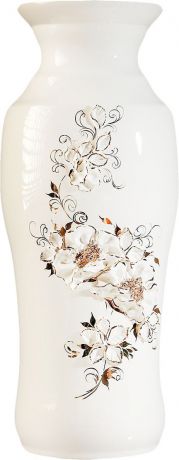 Ваза Керамика ручной работы "Весна", 3520355, белый