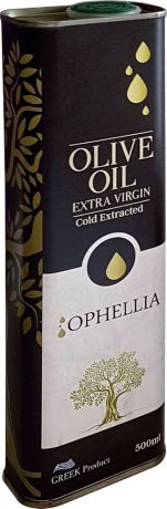 Оливковое масло Ophellia "Экстра Вирджин", канистра, 500 мл