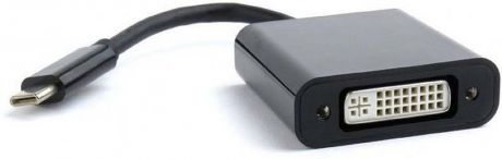 Переходник USB Cablexpert A-CM-DVIF-01, USB Type-C/DVI, 15см, пакет