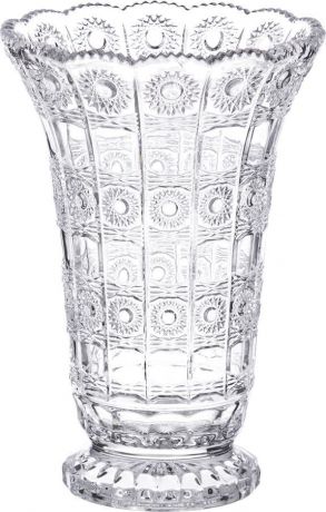 Ваза Lefard Muza Crystal, 195-126, прозрачный, 17 х 17 х 25 см