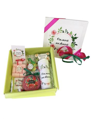 Сувенирный набор DREAMBOX Подарок женский "Подарочный набор САМОЙ НЕЖНОЙ"