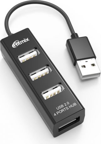 Ritmix CR-2402, Black USB-концентратор