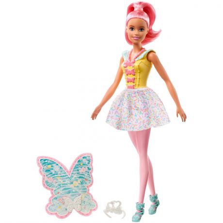 Игровой набор Barbie Кукла Barbie Dreamtopia Фея Обновленная, FXT03