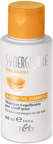 Шампунь для волос Itely Hairfashion балансирующий для жирной кожи головы BALANCING SHAMPOO 60 ml