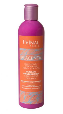 Бальзам для волос Evinal Бальзам-кондиционер с экстрактом плаценты для усиления роста волос